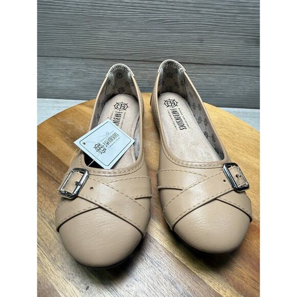 Harborsides Womens Beige Ballet Flats Size 6M - Picture 3 of 8